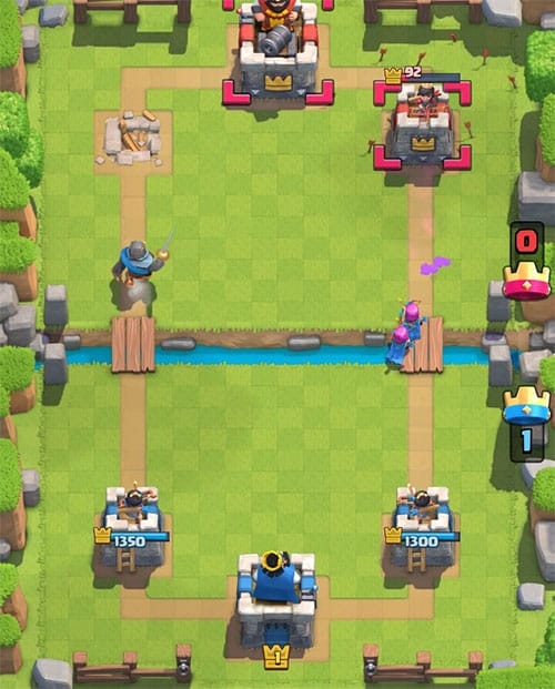 jugando a clash royale en emulador