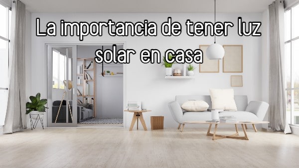 La importancia de tener luz solar en casa